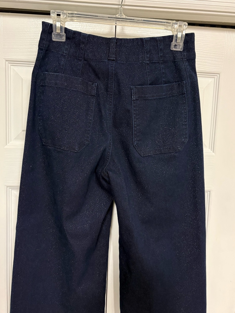 Maeve Sparkle Indigo Wide Leg Jeans - Picture 5 of 13
